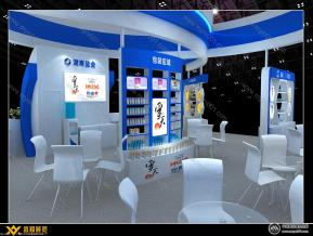 湖南盐业集团展台模型