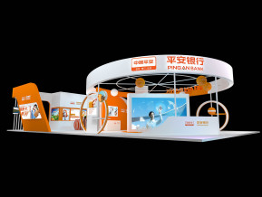 平安银行展览模型