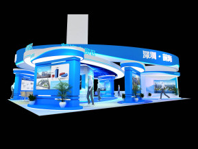 深圳前海展览展示3D模型