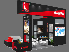 2019年6月份焊接展小池酸素展台设计方案