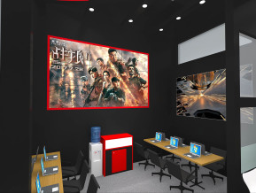 2019年6月份焊接展小池酸素展台设计方案