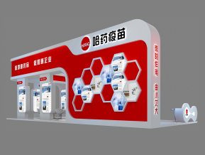 哈药疫苗展览模型
