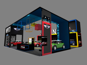 MINI展台展览模型