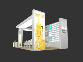 荣德美博会展台模型
