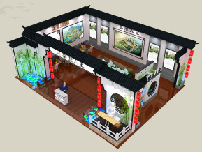 秦淮人家展览模型