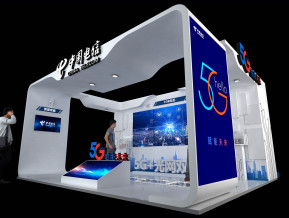 中国电信通讯展览展示展台模型