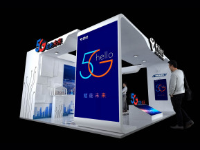 中国电信通讯展览展示展台模型