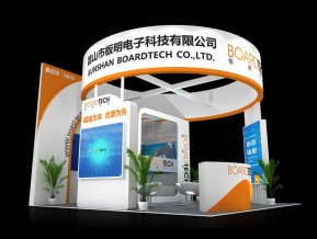 板明电子展览模型