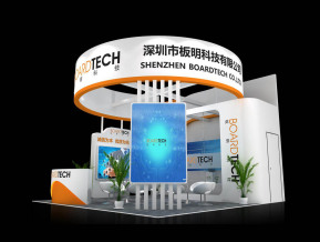 板明电子展览模型