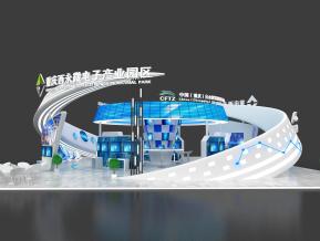 西永微电子展台模型