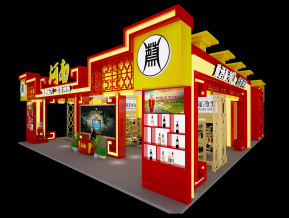 河南酒业展览模型