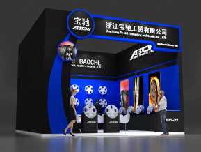 宝驰工贸轮胎展位模型