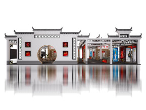 安徽酒业展台模型
