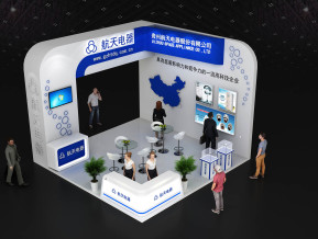 航天电器展览模型