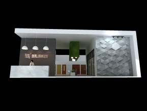 铸成展览模型