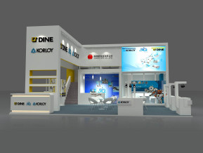 DINE陶特新科技展台模型