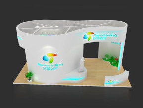 欧替药业展台模型