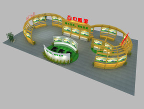 巾帼馆展览模型