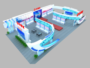巾帼馆展览模型