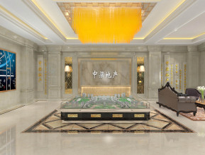中梁地产售楼部