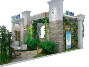 蓝盾之星展览模型