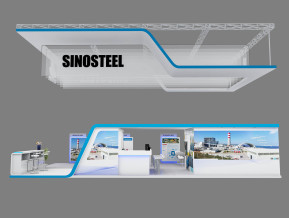 SINOSTEEL展台模型