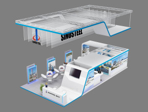 SINOSTEEL展台模型