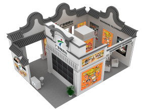 广东电台展览模型