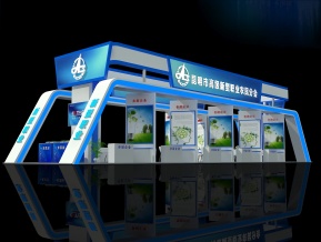 高级新型职业展台模型