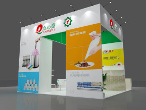 骏业塑胶点心意展览模型