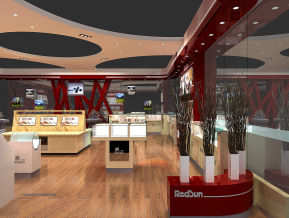 红日展览模型