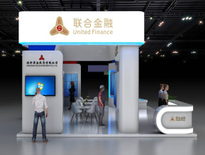 联合金融展览模型