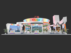 活力广东展览模型
