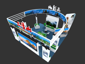 三清山展台3D模型