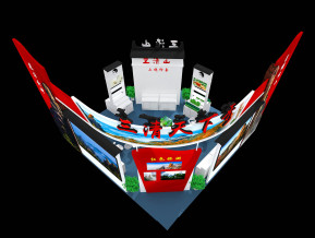 三清山展台3D模型