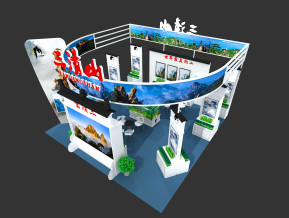 三清山展台3D模型