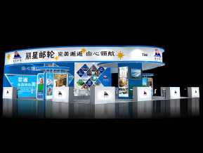 丽星邮轮展览模型