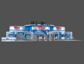 酷秀互联网展台模型