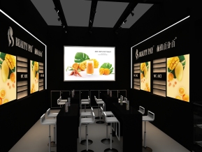 颜值果蔬汁展览模型