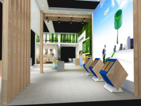 长润发涂料展览模型