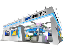 中国电子展览模型