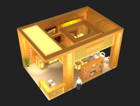 国鼎黄金展览模型