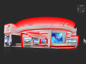广州金融展览模型