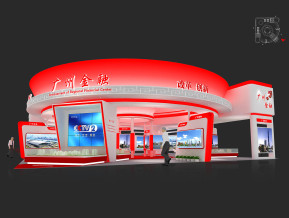 广州金融展览模型