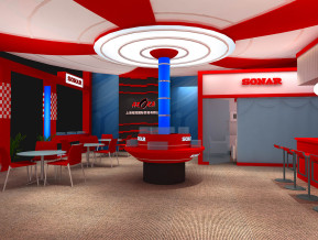 SONAR展台模型