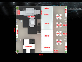 环球工业机械展览模型