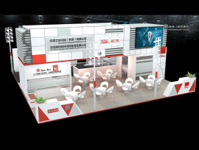 环球工业机械展览模型