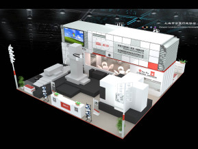环球工业机械展览模型