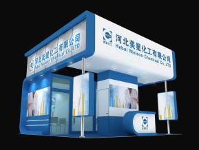 美星化工展览模型图片