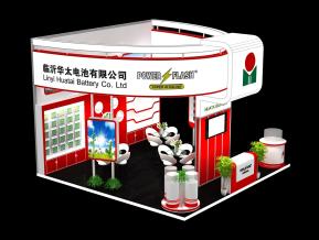 华太电池展览模型